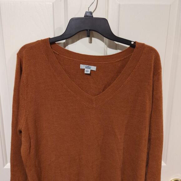 Croft & Barrow Extra Soft Sweater, Rust, NWOT, XXL - Picture 2 of 5